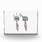 Hebräischer Brief 'CHET' Fotoblock (Vorderseite)