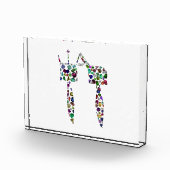 Hebräischer Brief 'CHET' Fotoblock (Rechts)