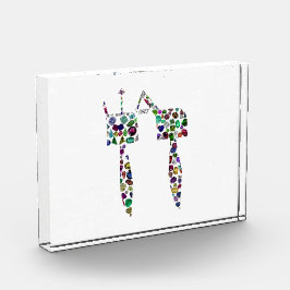 Hebräischer Brief 'CHET' Fotoblock