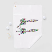 Hebräischer Brief 'CHET' Golfhandtuch (Insitu)