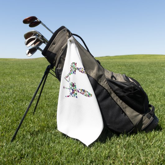 Hebräischer Brief 'CHET' Golfhandtuch (Gras)