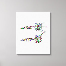 Hebräischer Brief 'CHET' Leinwanddruck