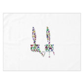 Hebräischer Brief 'CHET' Tischdecke (Vorderseite (Horizontal))