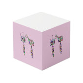 Hebräischer Brief 'CHET' Würfel (Rückseite Schrägansicht)