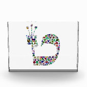 Hebräischer Brief 'TET' Fotoblock (Vorderseite)