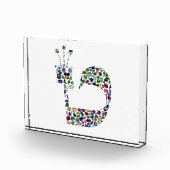 Hebräischer Brief 'TET' Fotoblock (Rechts)