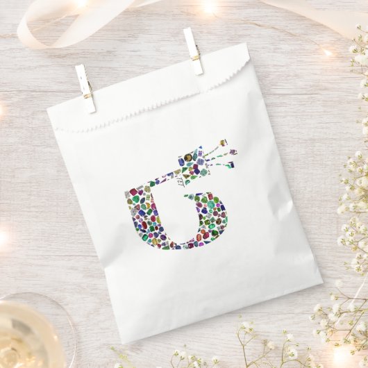 Hebräischer Brief 'TET' Geschenktütchen (Ausgeschnitten)