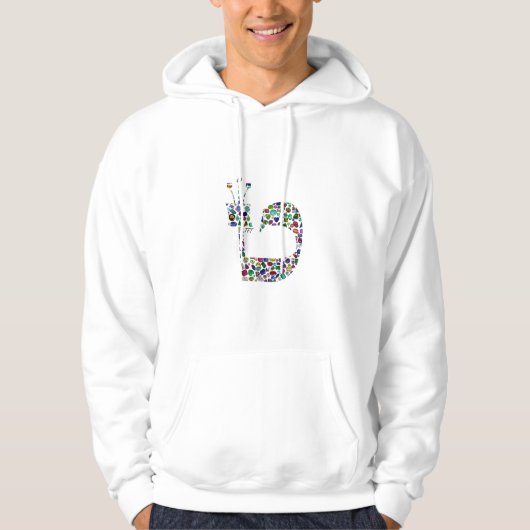 Hebräischer Brief 'TET' Hoodie (Vorderseite)