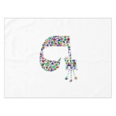 Hebräischer Brief 'TET' Tischdecke (Vorderseite (Horizontal))