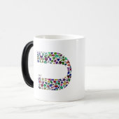 Hebräischer Buchstabe 'CHAF' mit Edelsteinen in al Verwandlungstasse (Vorderseite Links)