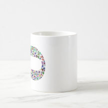 Hebräischer Buchstabe 'CHAF' mit Edelsteinen in al