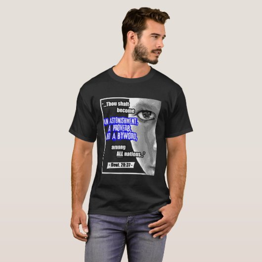 Hebräischer israelischer Stamm Judah Byword unter T-Shirt (Vorne ganz)