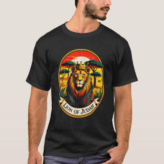 Hebräischer Israelit YHWH Löwe von Juda Yahweh Ras T-Shirt