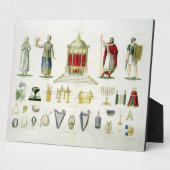 Hebräischer Levi, Priester, König und Soldat mit H Fotoplatte (Seite)