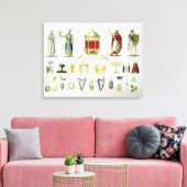 Hebräischer Levi, Priester, König und Soldat mit H Leinwanddruck (Insitu (Wohnzimmer))