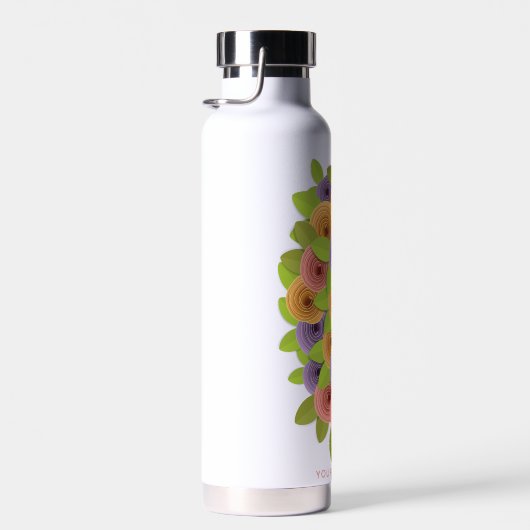 Hebräischer Name Personalisierte Hübsche Bläschen Trinkflasche (Rechts)