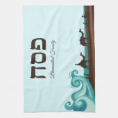 Hebräischer Pesach Pessach Handwaschen Geschirrtuch (Vertikal)