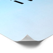 Hebräischer Psalm 62:1 Poster (Ecke)