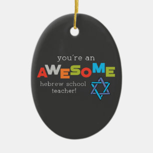 Hebräischer Schultag der Lehrerwertung, Großartig Keramik Ornament