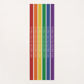 Hebräischer Segen - Unterstützung des jüdischen LG Yogamatte (Vorderseite)