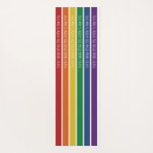 Hebräischer Segen - Unterstützung des jüdischen LG Yogamatte (Rückseite)