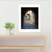 Hebräischer Shalom Jerusalem Gold auf blau Foliendrucke