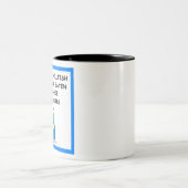 Hebräischer Spaß Zweifarbige Tasse (Mittel)