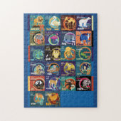 Hebräisches Alphabet-Puzzlespiel Puzzle (Vertikal)