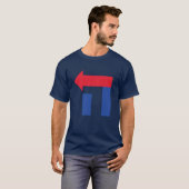 Hebräisches Shirt Hillary - rot und Blau he (Vorne ganz)