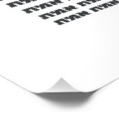 Hebräisches Typografisches Wort "EMMET" - Die Wahr Fotodruck (Ecke)