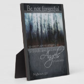 Hebräisches Zitat 13:2 Fotoplatte (Seite)