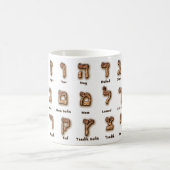Hebrew Alef Bet Tasse (Mittel)