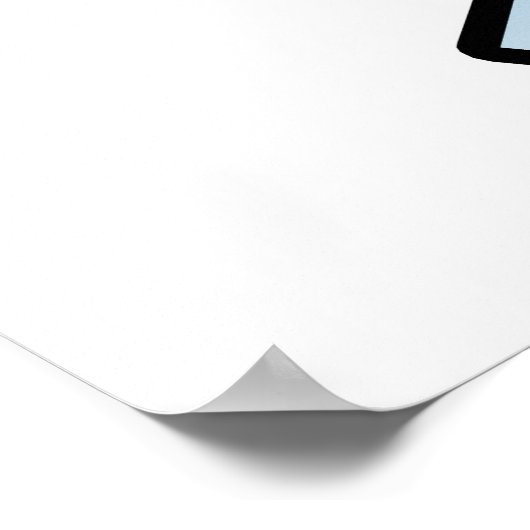 Hebrew-Alef-Brief Poster (Ecke)