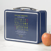 Hebrew Alefbet Metall Brotdose (Beispiel)