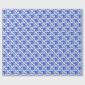 Hebrew Aleph Tav White Geschenkpapier (Flach)