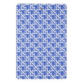 Hebrew Aleph Tav White Mini Klemmbrett (Rückseite)