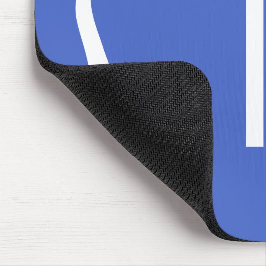 Hebrew Aleph Tav White Mousepad (Ecke)