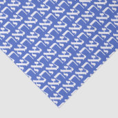 Hebrew Aleph Tav White Seidenpapier (Detail)