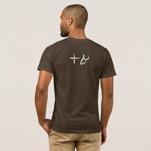Hebrew Alephbet Otiot Typografie T-Shirt (Schwarz voll)