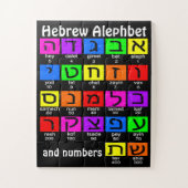 Hebrew Alephbet Puzzle (Vertikal)