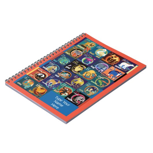Hebrew Alphabet Notebook - Fügen Sie Ihren hebräis Notizblock (Linke Seite)