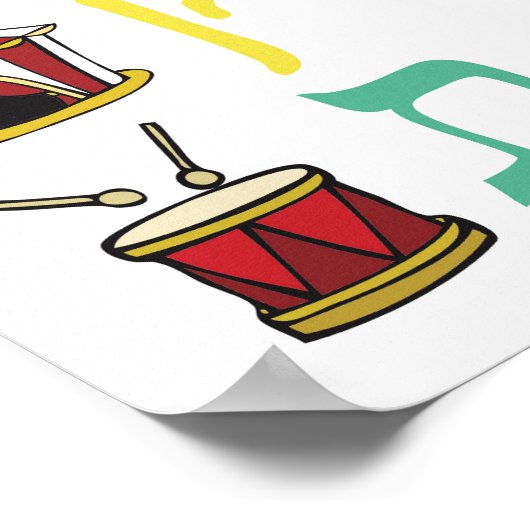 Hebrew Alphabet Poster (Ecke)