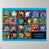 Hebrew Alphabet Poster (Vorne)