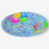 Hebrew Birthday Party Pappteller (Schrägansicht)