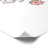 Hebrew GAM ZO LETOVA Jüdische Inspirierend Kunst Poster (Ecke)