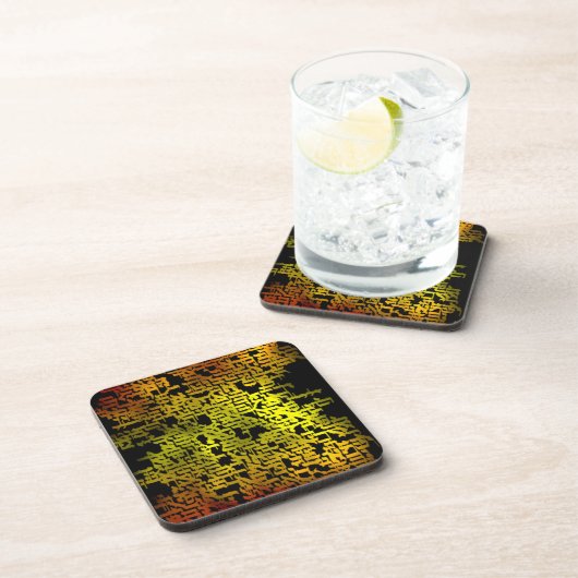 Hebrew Getränkeuntersetzer (Rechte Seite)