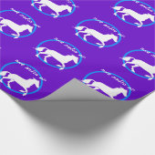 Hebrew Happy Birthday Wrapping Paper Geschenkpapier (Ecke)