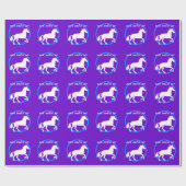 Hebrew Happy Birthday Wrapping Paper Geschenkpapier (Flach)