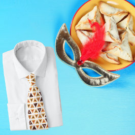 Hebrew Happy Purim Hamentash Krawatte