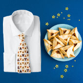 Hebrew Happy Purim Hamentash Krawatte